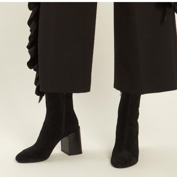 Acne Studios black suede Boots Size 8 - Picture 1 of 16